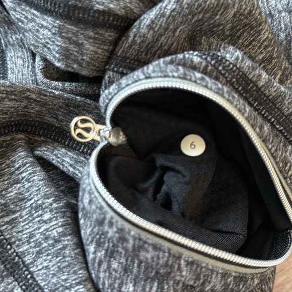 lululemon athletica Run Your Heart Out 3/4 Zip Long Sleeve Top Women Size 6 - Picture 8 of 8